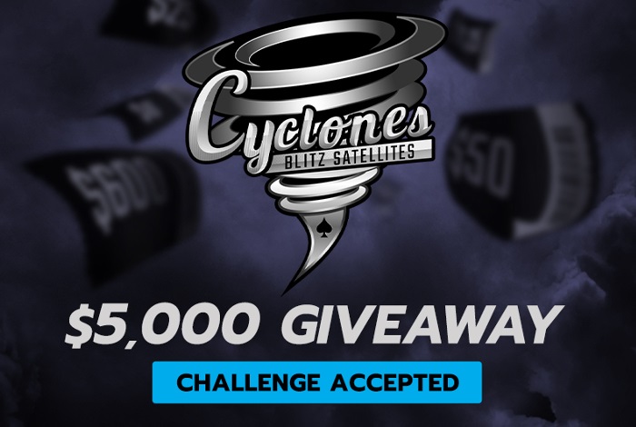 Americas Cardroom разыгрывает 10 призов по $500 за 2 победы в Cyclones